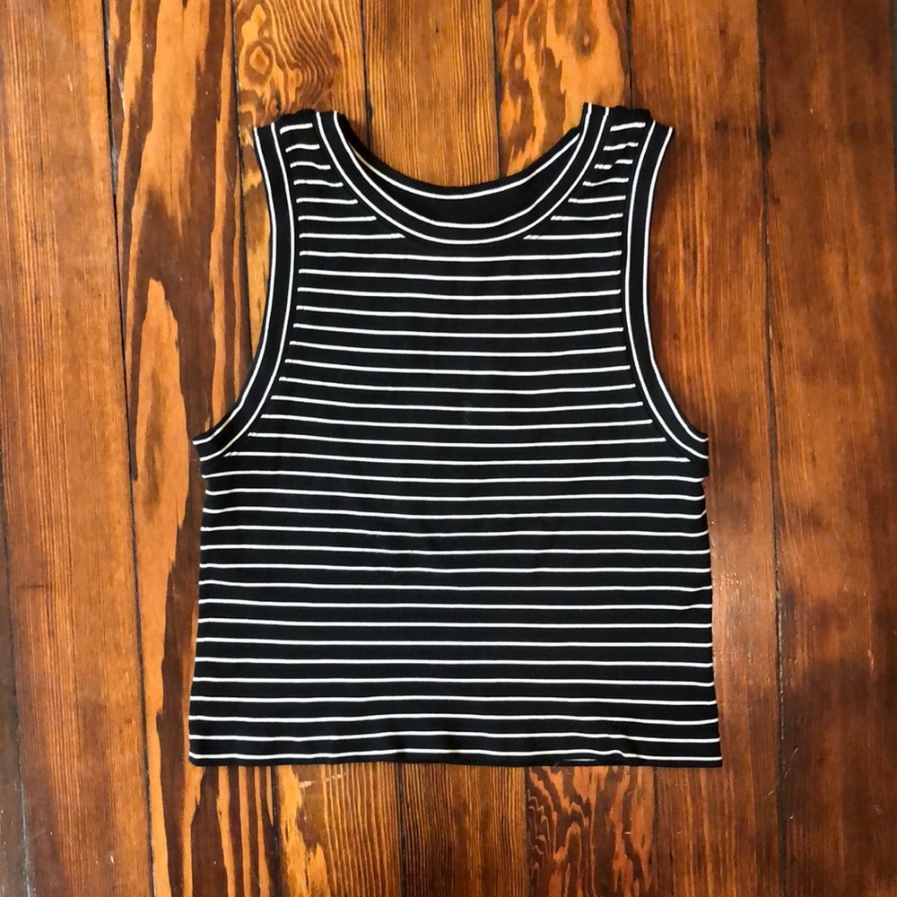 Striped and stretchy Free People tank!